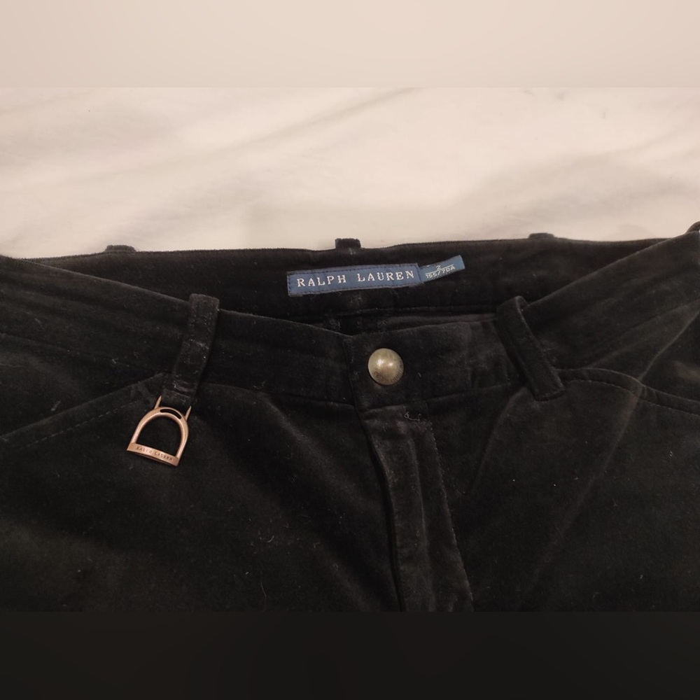 Lauren Ralph Lauren Slimming Fit Pants In Black Size 4/27